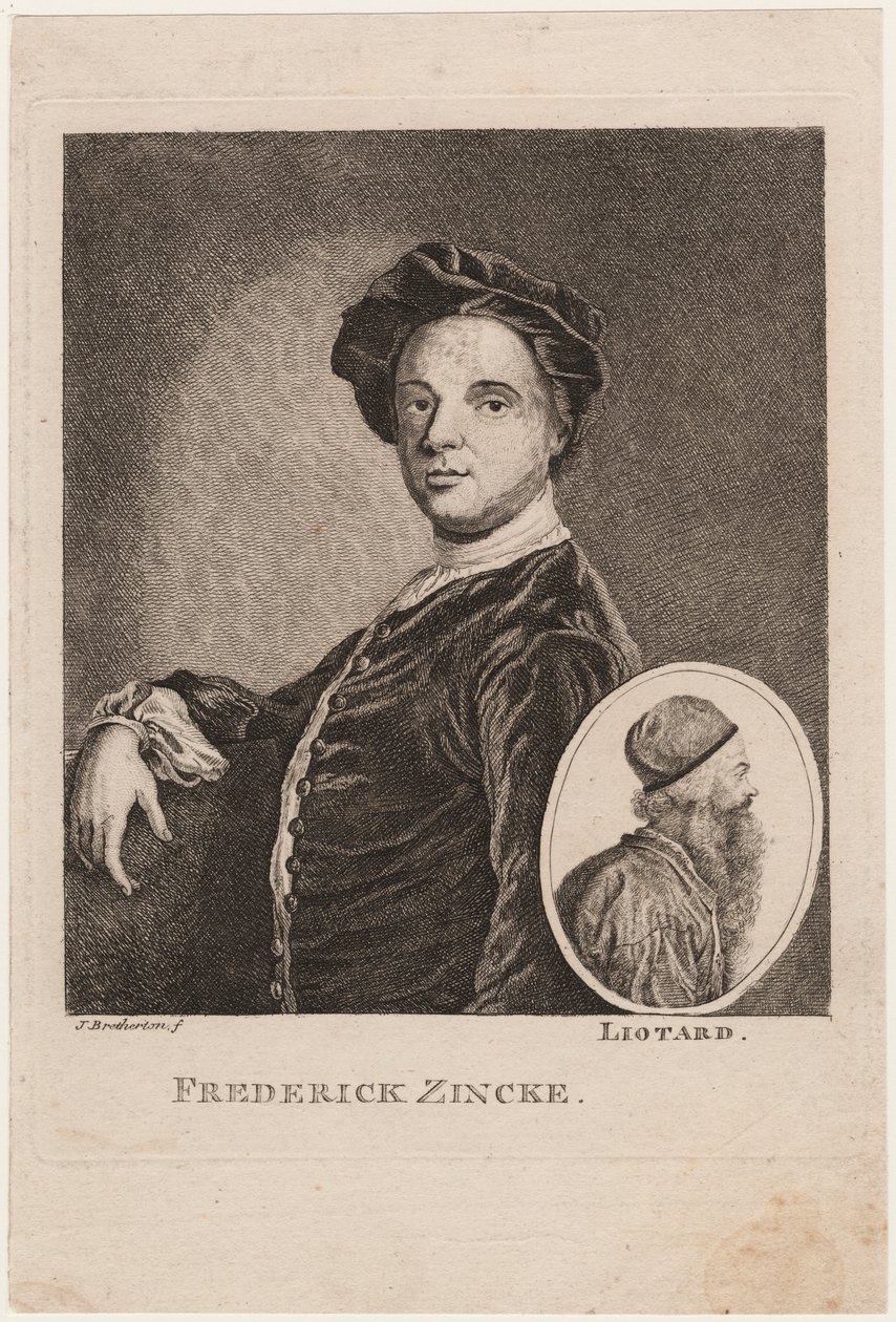 Frederick Zincke, 1762 alkotó: James Bretherton