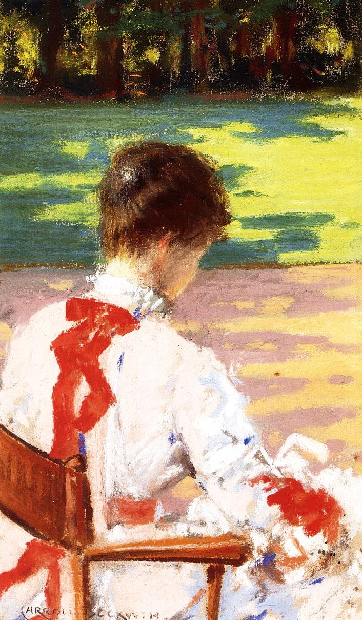 Tanulmány a Sunlightnnal alkotó: James Carroll Beckwith