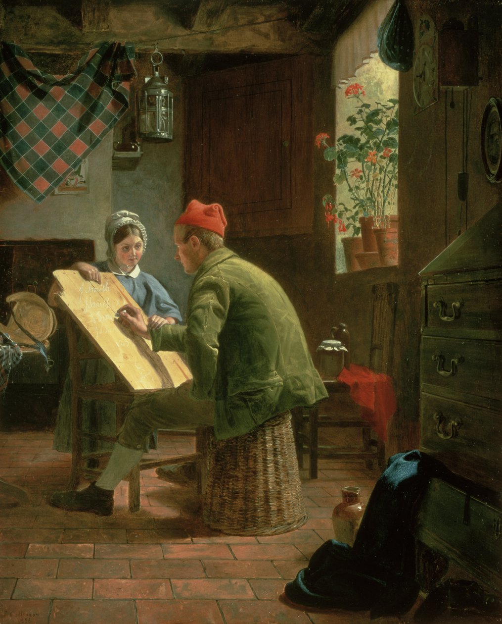 Az íráslecke, 1855 alkotó: James Collinson