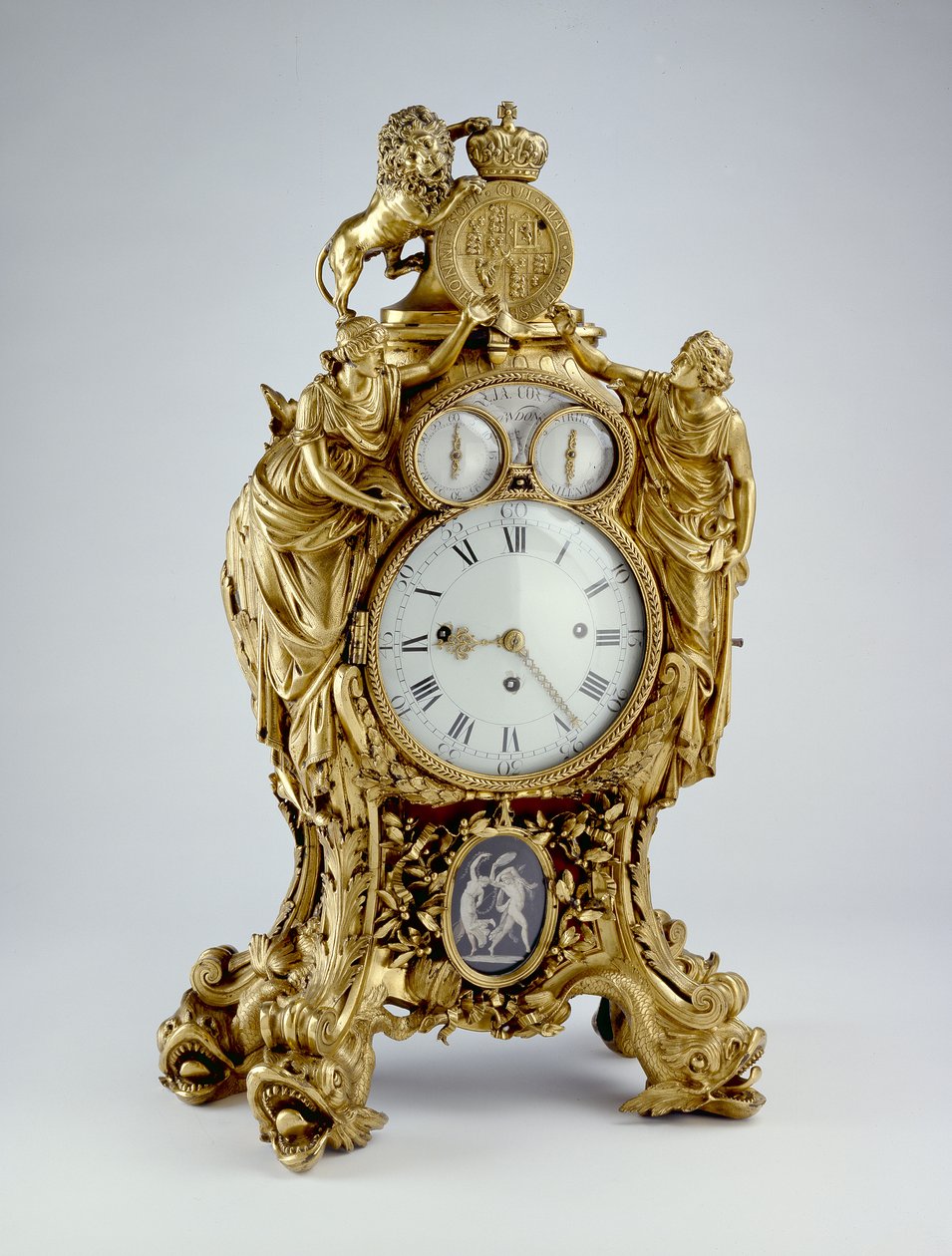 Óra, 1775 - 1800 bronz, tűzaranyozott, ormolu alkotó: James Cox