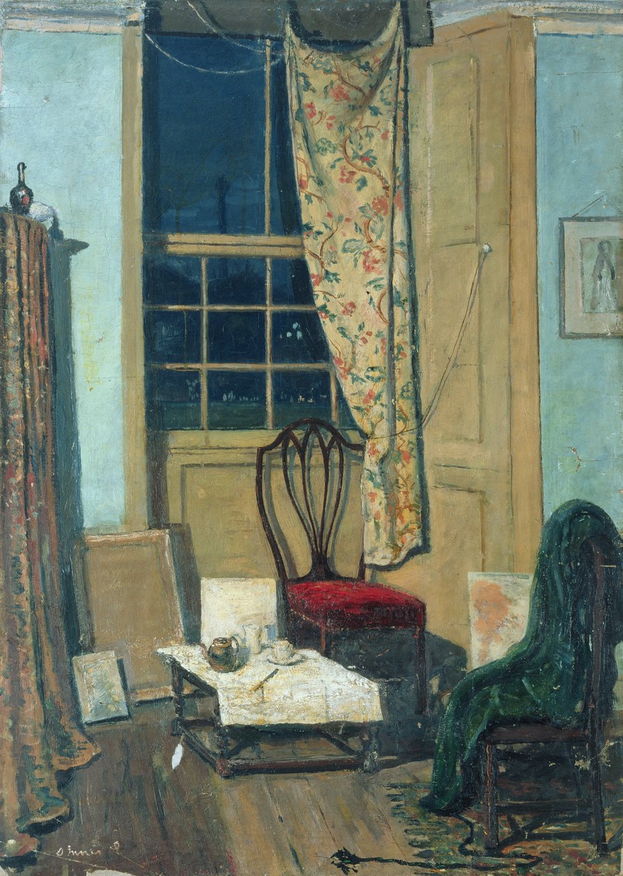 Egy szoba sarka, 1908 alkotó: James Dickson Innes