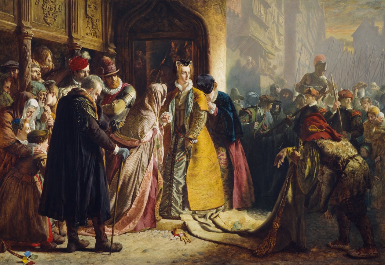 Mária skót királynő visszatérése Edinburgh -ba alkotó: James Drummond