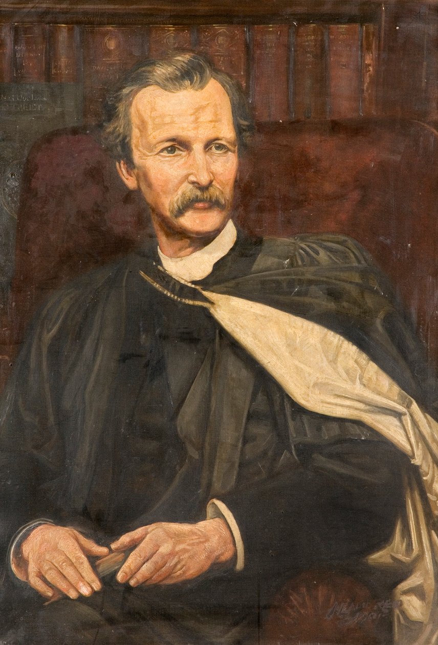 Moore Ede kanonok portréja, 1901 alkotó: James Eadie Reid