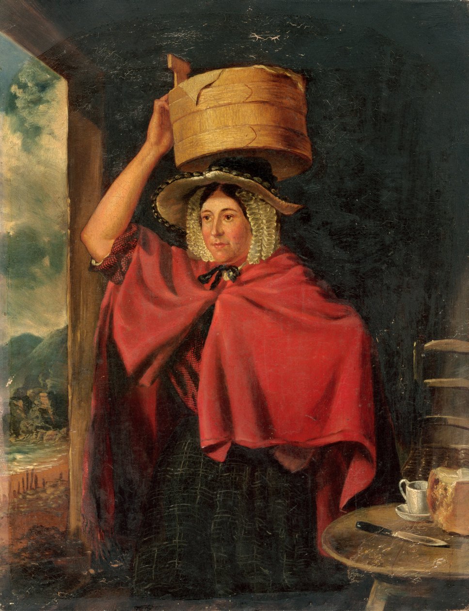 Welsh Cocklewoman, 1888 alkotó: James Flewitt Mullock