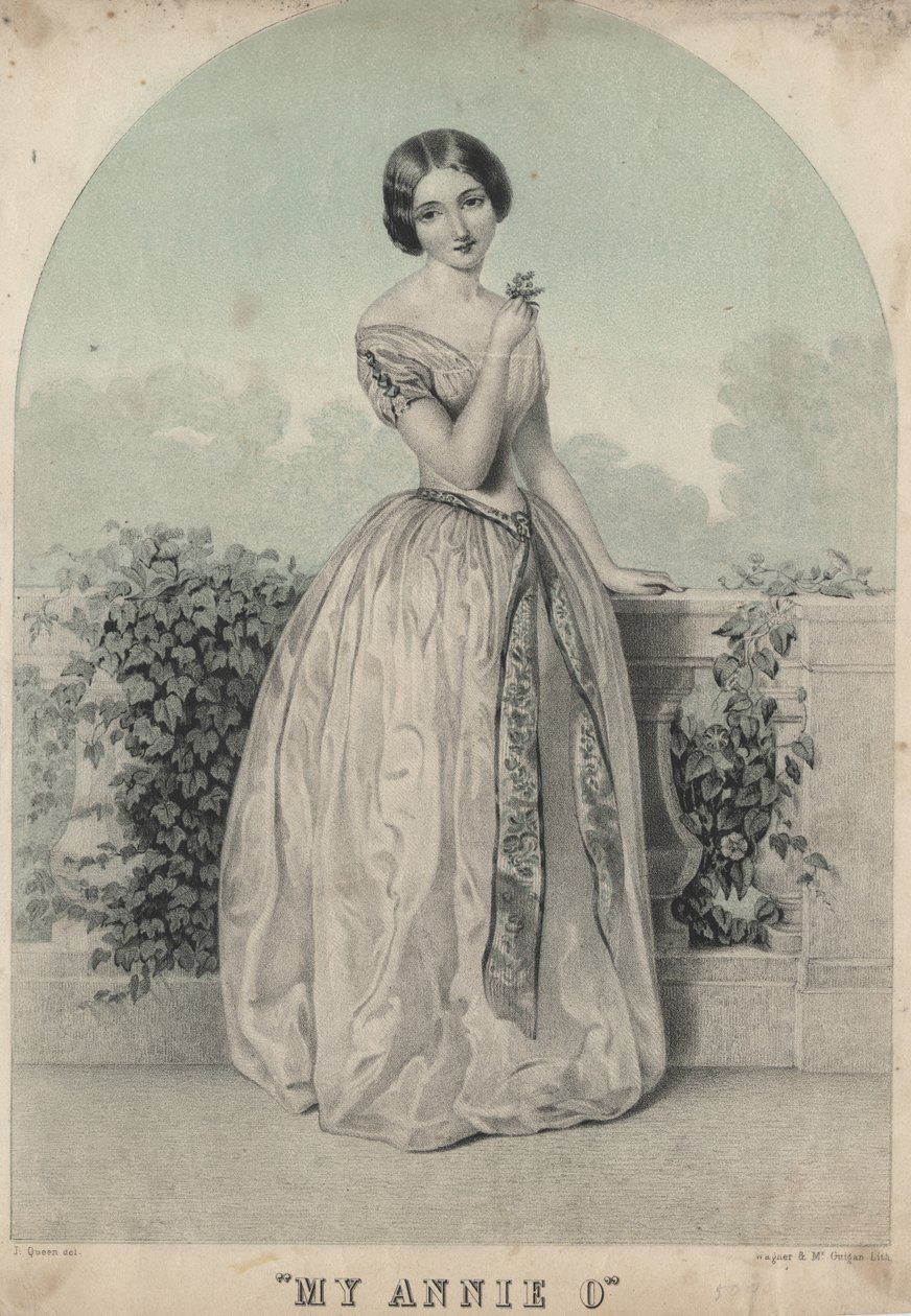 My Annie O, litho Wagner és McGuigan, 1850 alkotó: James Fuller Queen