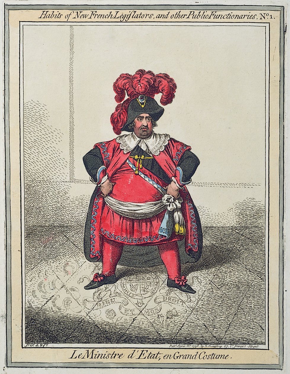 Maniac Ravings, avagy Little Boney erős testben, 1805 (kézzel színezett rézkarc) alkotó: James Gillray
