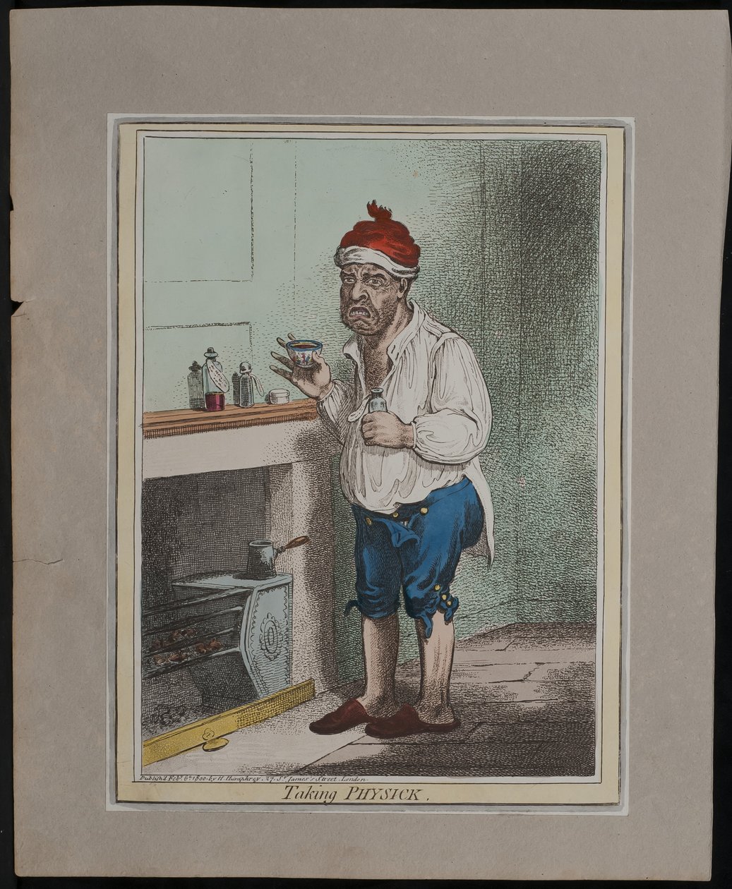 Fizikai felvétel, 1800 alkotó: James Gillray