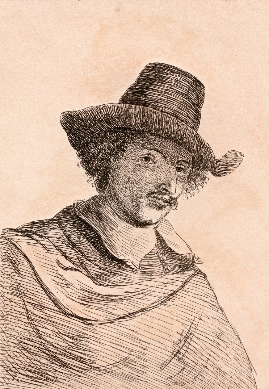 Jan Baptist Weenix, illusztráció az 1817-ben Londonban megjelent „Hiteles festők 75 portréi hiteles eredetikről” című könyvéből alkotó: James Girtin