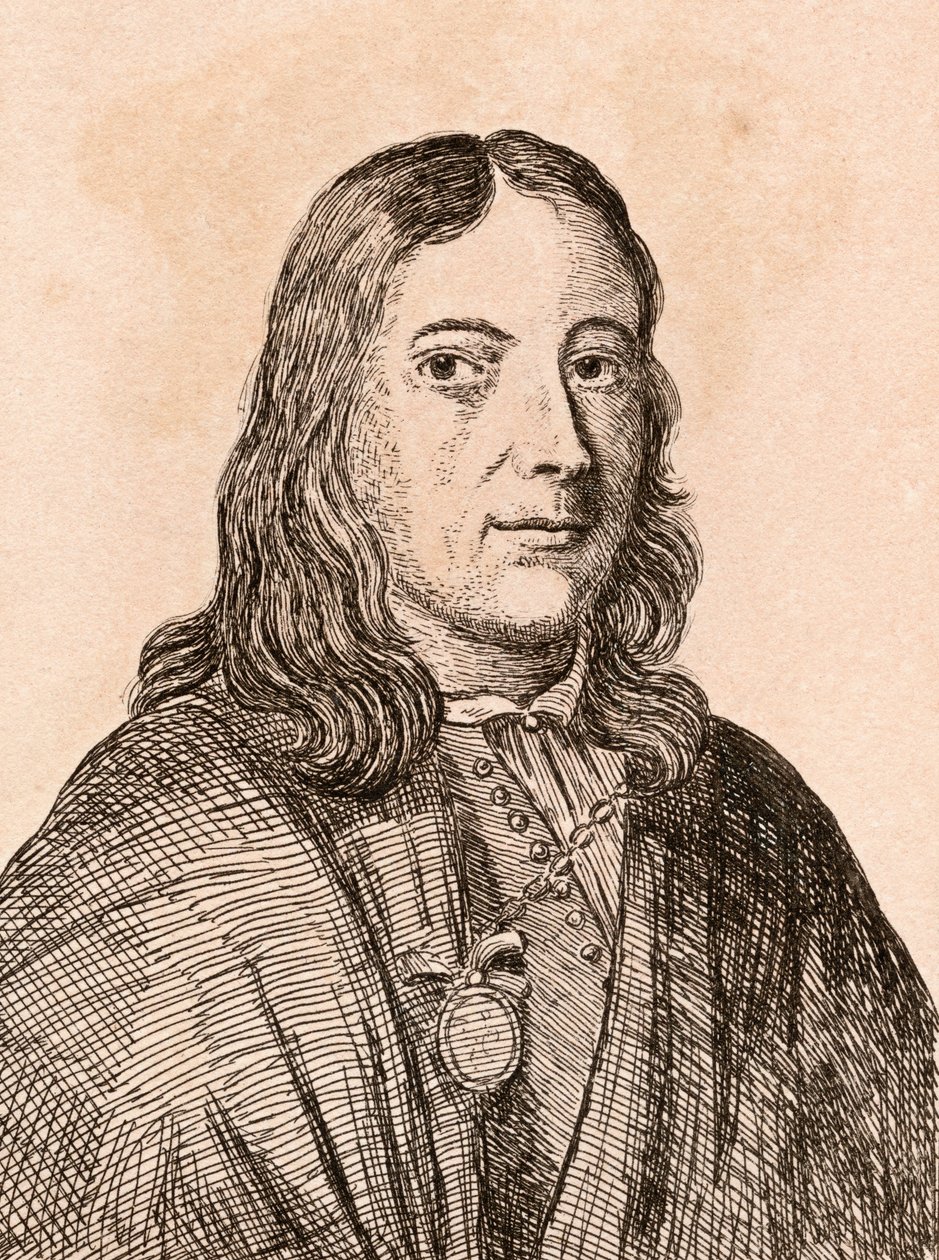 Johannes Lingelbach, illusztráció az 1817-ben Londonban megjelent „Hiteles festők 75 portréi hiteles eredetikről” c. alkotó: James Girtin