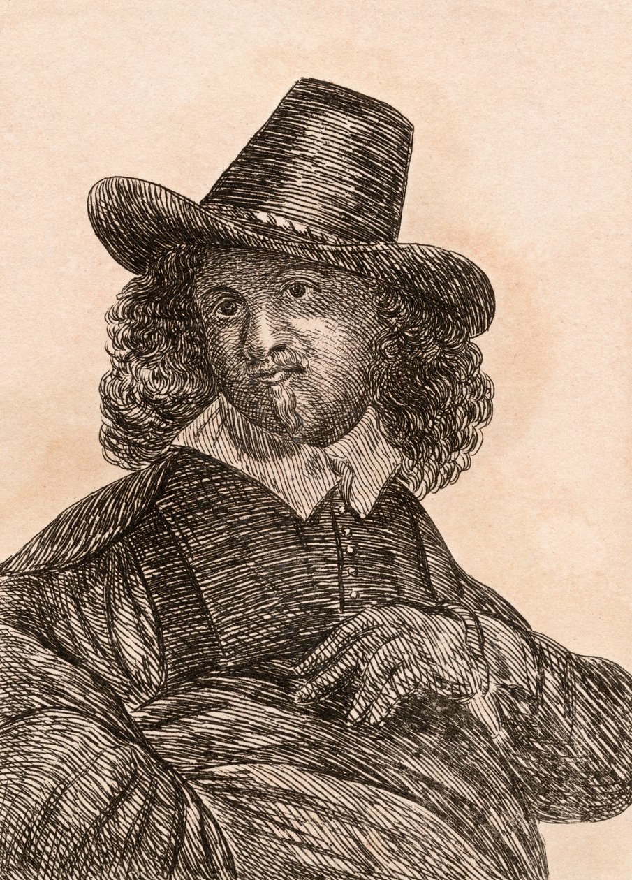 Leonard Bramer, illusztráció a "75 Portraits Of Celebrated Painters From Authentic Originals" című, 1817-ben Londonban kiadott kötetből. alkotó: James Girtin