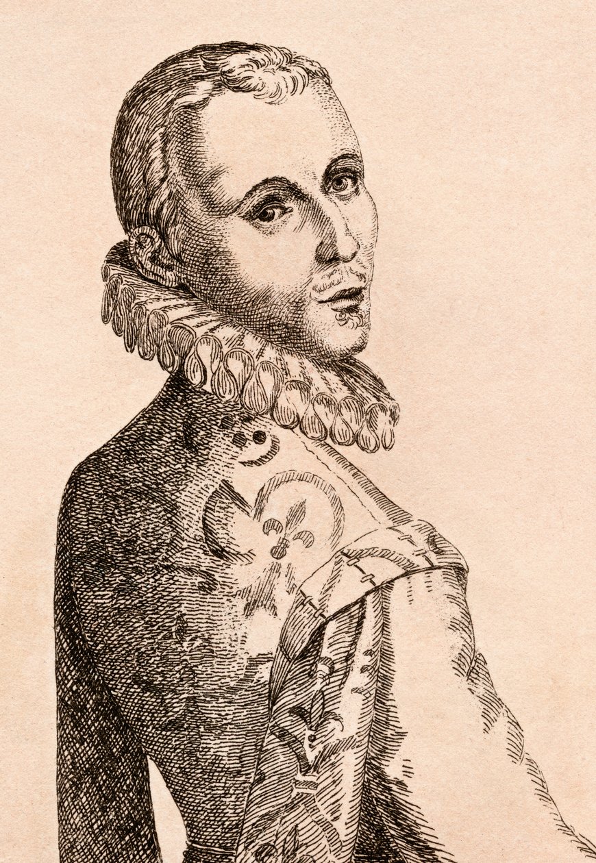 Otto van Veen, illusztráció az 1817-ben Londonban kiadott „Hiteles festők 75 portréi hiteles eredetikről” című könyvéből alkotó: James Girtin