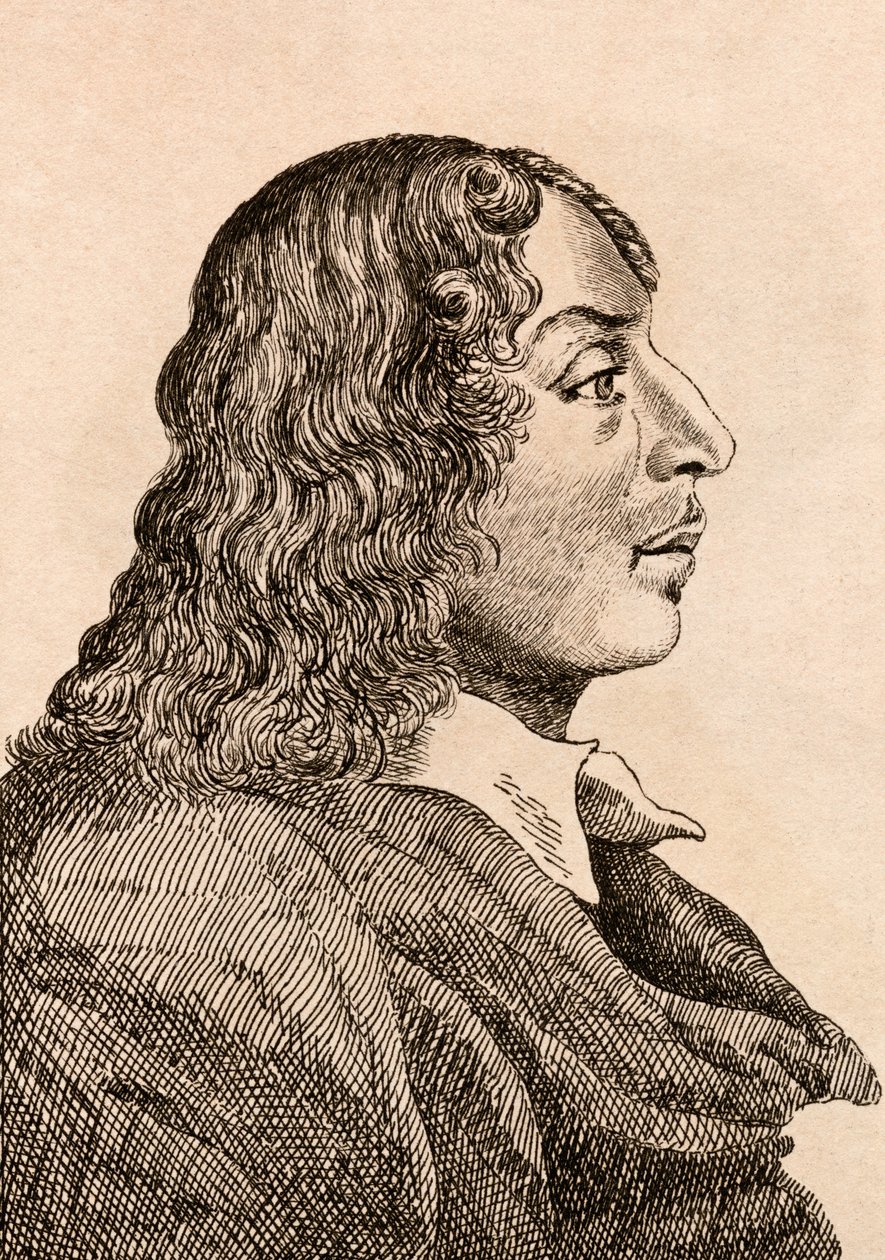 Salvatore Rosa, illusztráció az 1817-ben Londonban megjelent „Hiteles festők 75 portréi hiteles eredetikről” című könyvéből alkotó: James Girtin