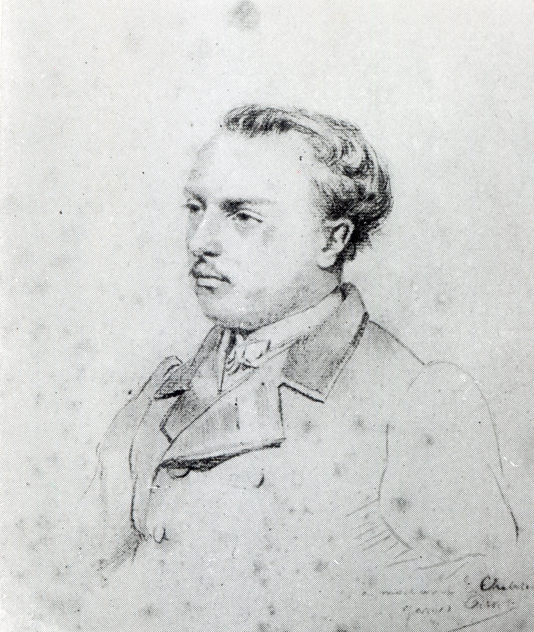 Emmanuel Chabrier 20 éves, 1861 (kréta) alkotó: James Jacques Joseph Tissot