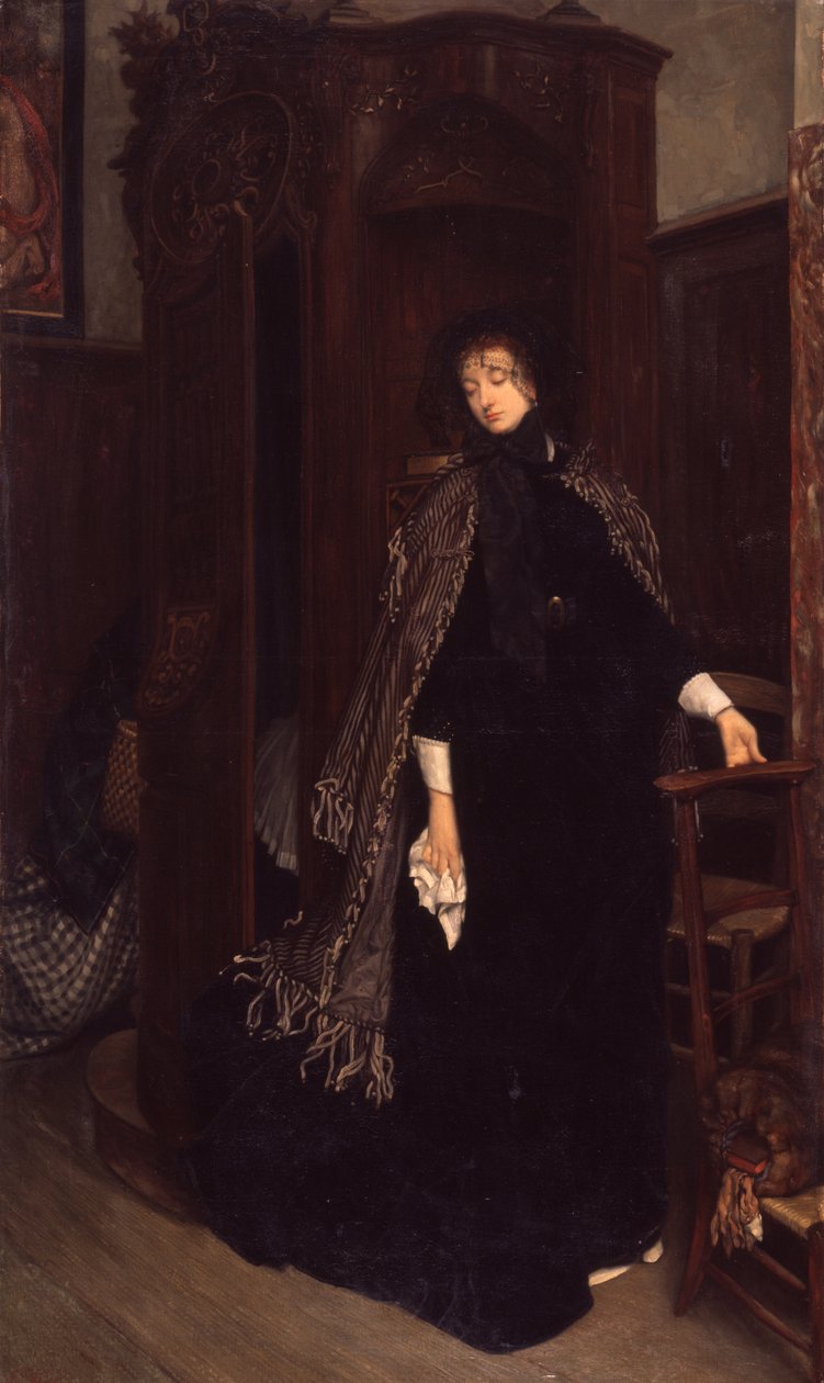 A templomban, 1865 alkotó: James Jacques Joseph Tissot
