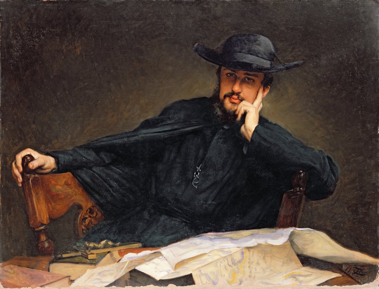 Egy pap portréja alkotó: James Jacques Joseph Tissot