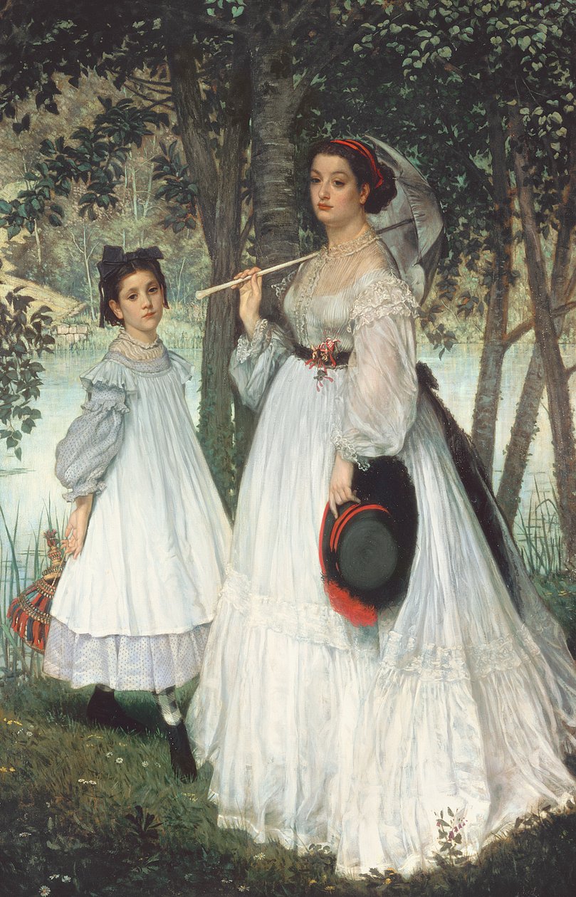 A két nővér: portré, 1863 alkotó: James Jacques Joseph Tissot