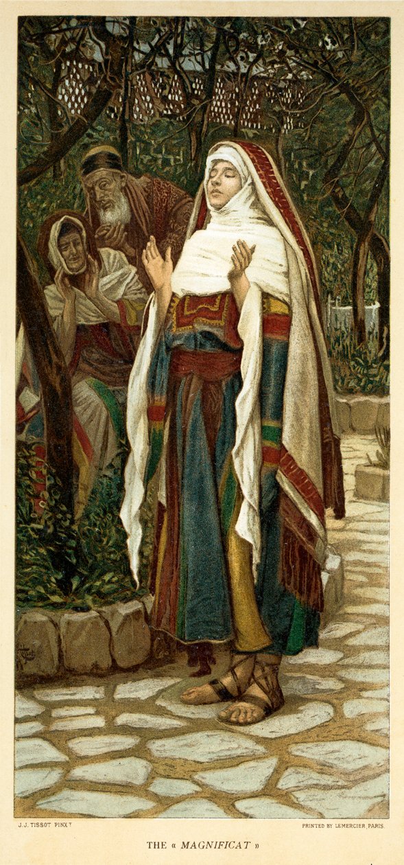 A Magnificat, Szent Lukács - 1. fejezet - Biblia alkotó: James Jacques Joseph after Tissot