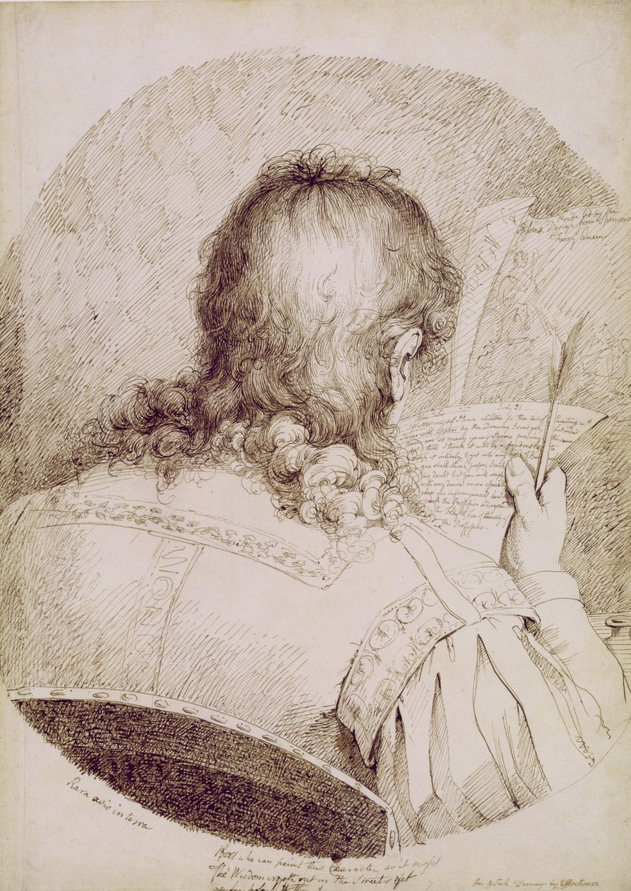 Önarckép, 1771-75 körül (toll és barna tinta szőtt papíron) alkotó: James Jefferys