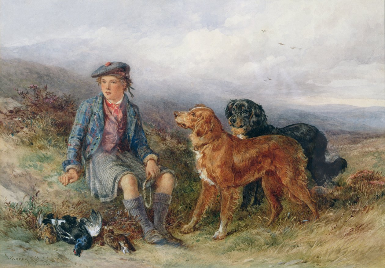 Az ifjú Ghillie, 1871 alkotó: James Jnr Hardy