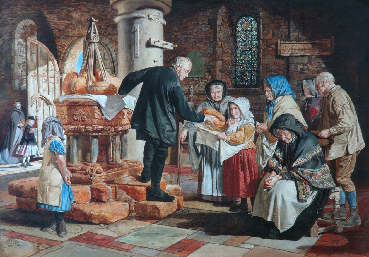 The Dole, Stow Church, Lincolnshire, 1864-67 körül olaj, panel alkotó: James Lobley