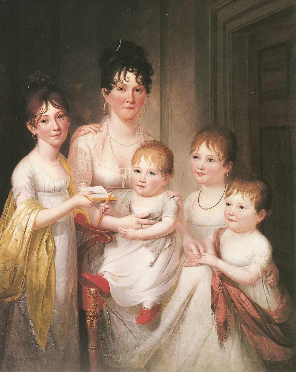 Madame Dubocq és gyermekei alkotó: James the Elder Peale