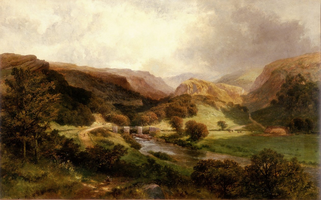 Pont-y-Pant és a Lledr-völgy, Észak-Wales alkotó: James Peel