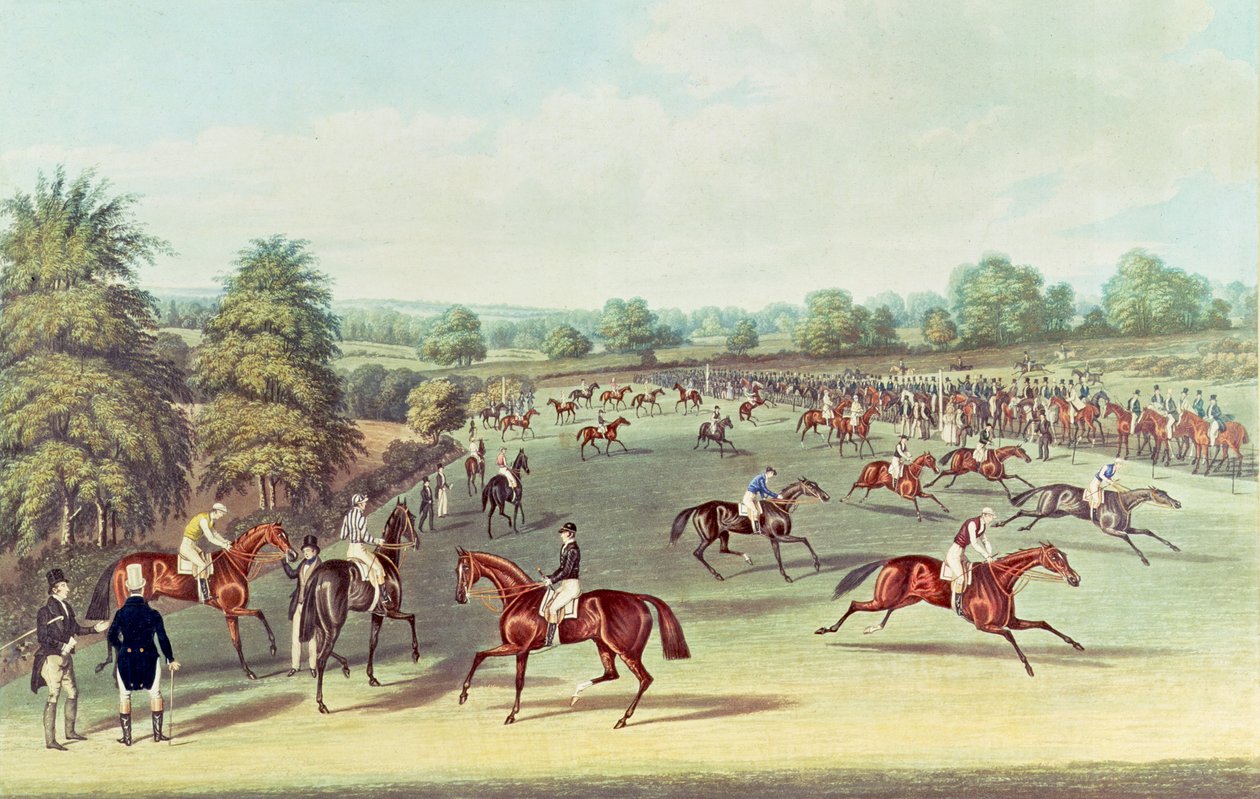 Epsom: indulásra készül, 1830 alkotó: James Pollard
