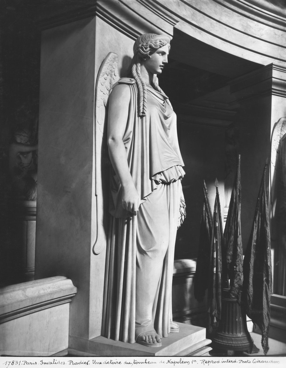 Szárnyas győzelem, Eglise Saint-Louis des Invalides kriptája, 1843-1853 (márvány) alkotó: James Pradier