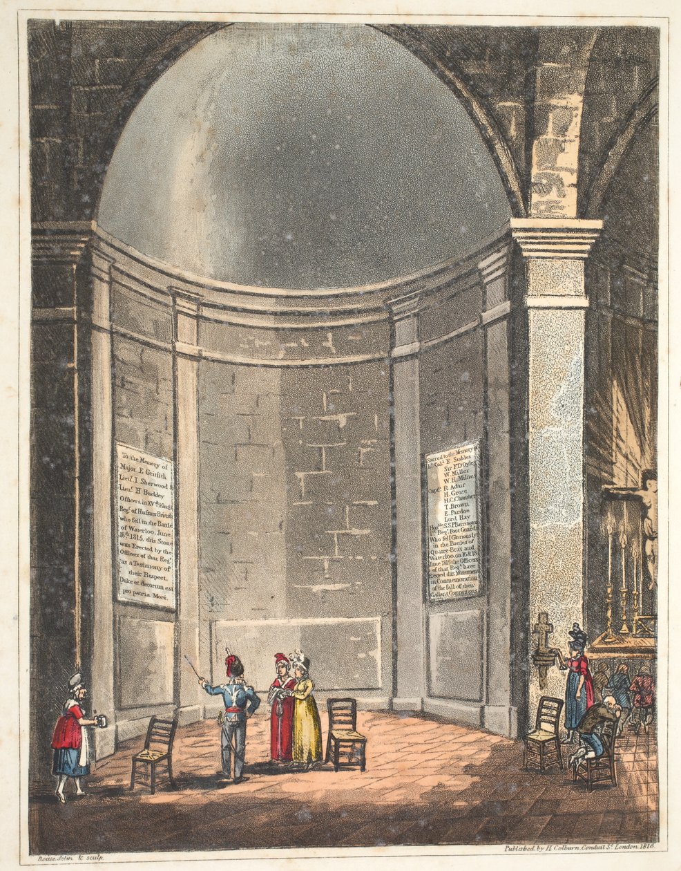 A Waterloo-kápolna belseje alkotó: James Rouse