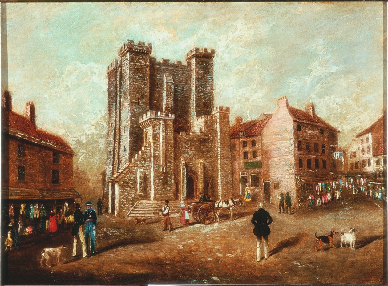 The Keep, Newcastle upon Tyne, 1830 alkotó: James Russell Ryott