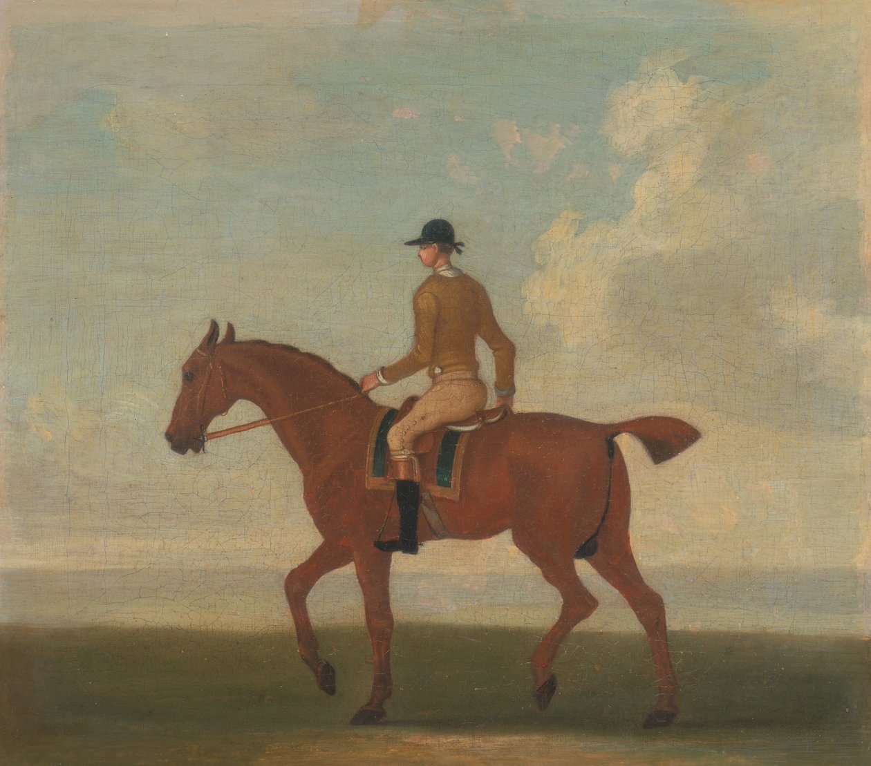 A négy lóportré egyike alkotó: James Seymour