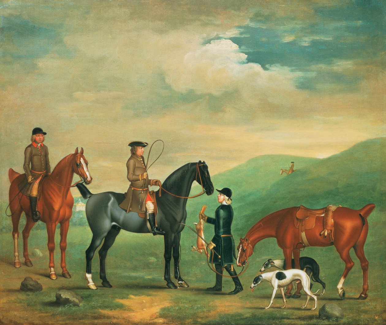 A 4. Lord Craven az Ashdown Parkban vadászik alkotó: James Seymour