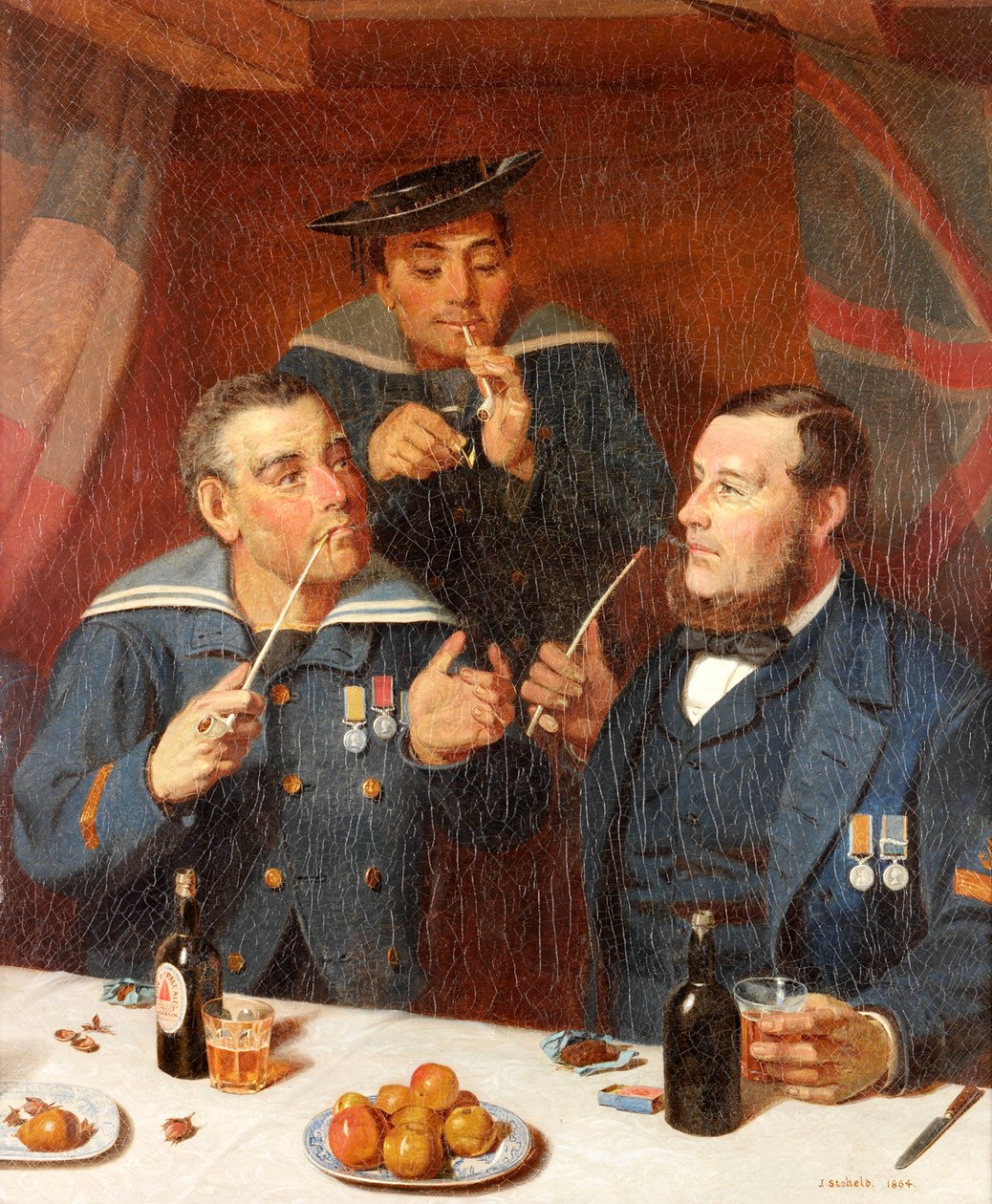 Békepipa, 1864 alkotó: James Stokeld