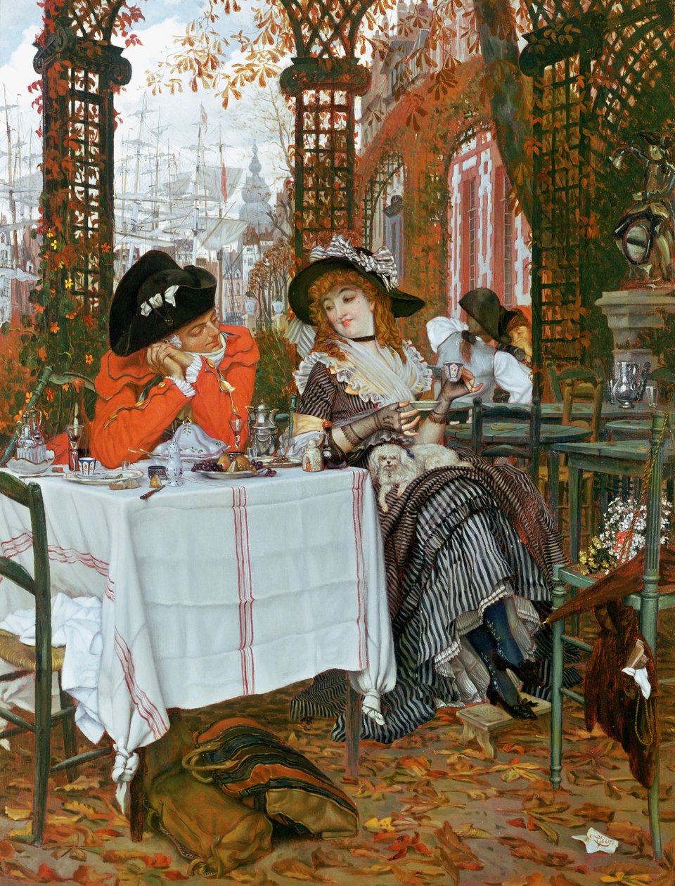 Ebéd alkotó: James Jacques Joseph Tissot