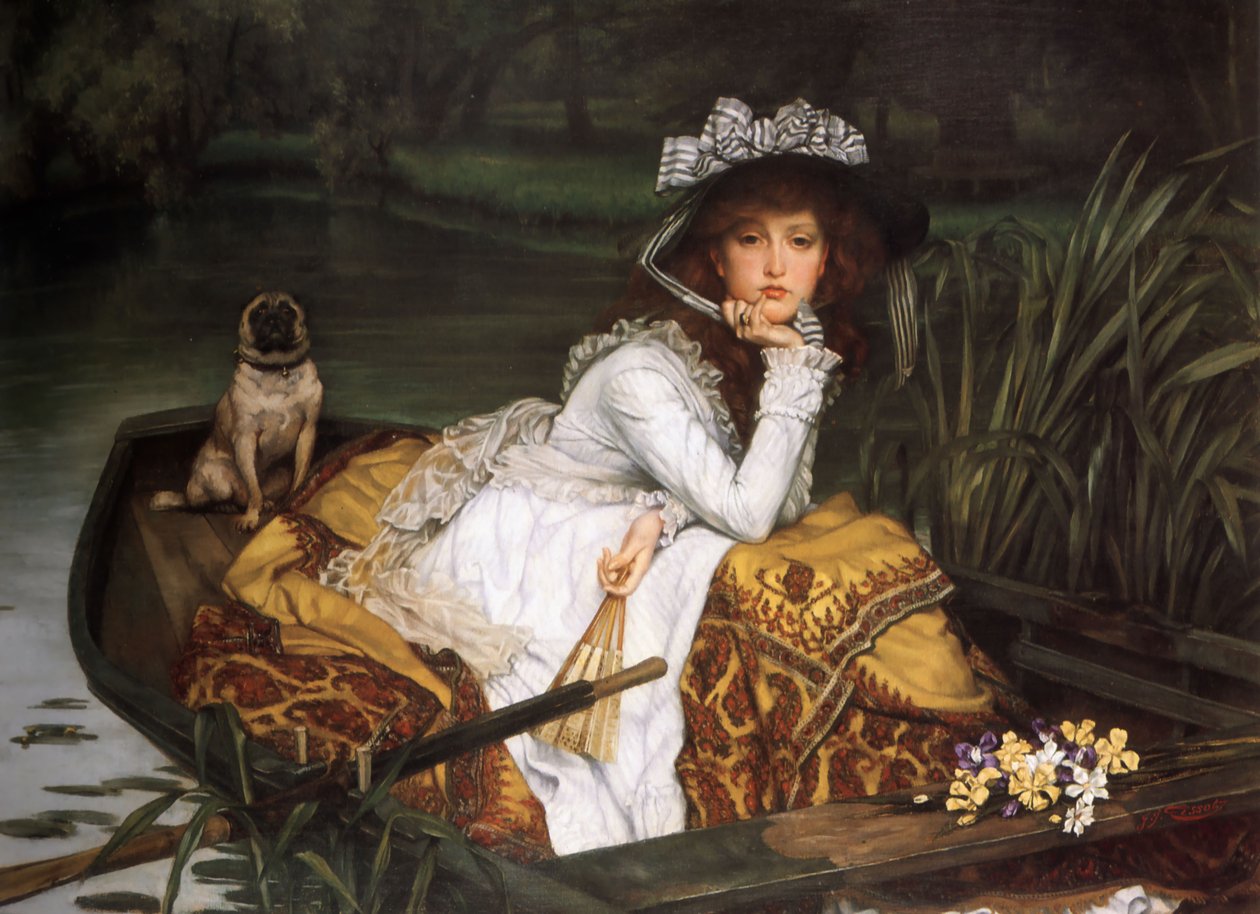Fiatal hölgy csónakban alkotó: James Jacques Joseph Tissot