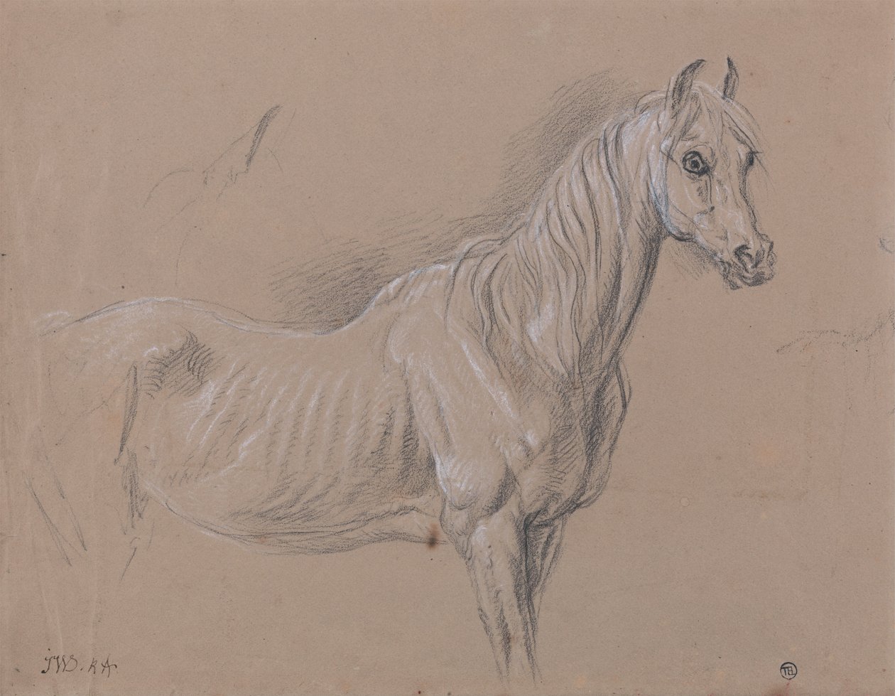 Egy kanca- Esetleg tanulmány LAmour de Cheval számára, 1827-ben, a Tate Galériában alkotó: James Ward