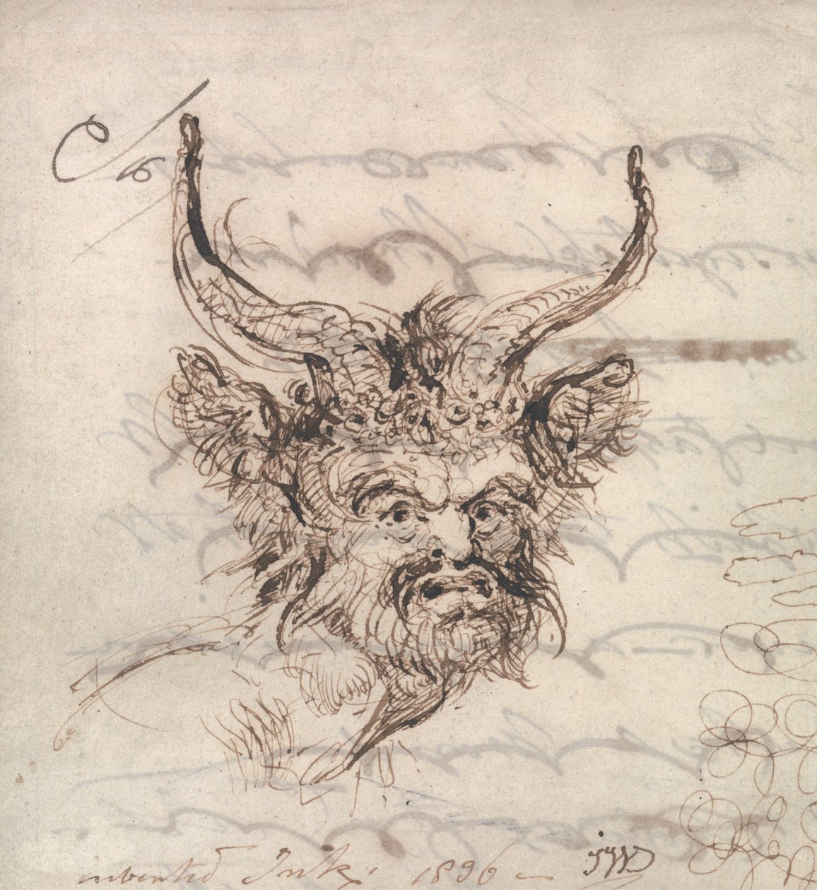 A Satyrs Head alkotó: James Ward