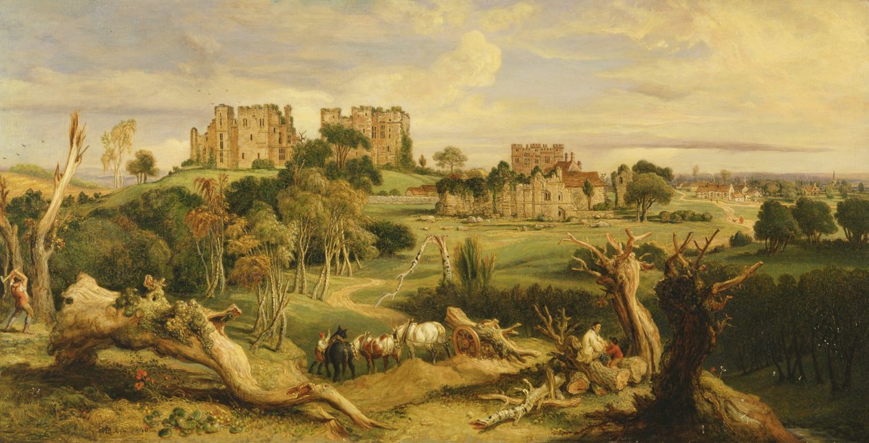 Kenilworth kastély, Warwickshire alkotó: James Ward
