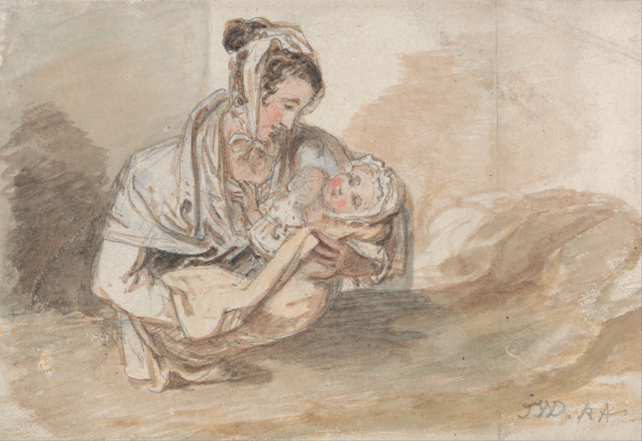 Anya és csecsemő alkotó: James Ward