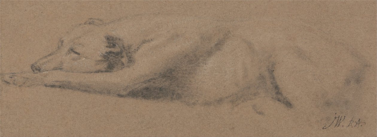 Alvó kutya tanulmányozása alkotó: James Ward