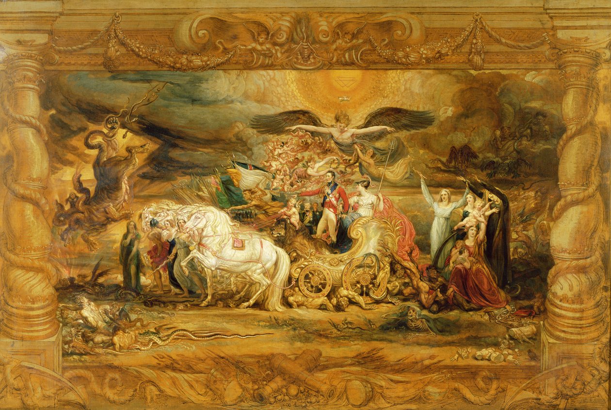 Arthur diadala (1769-1852) Wellington hercege alkotó: James Ward