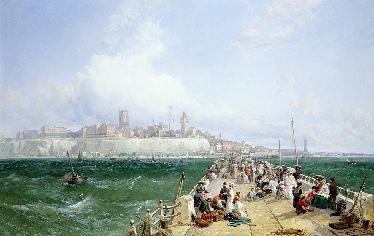 Margate képe a mólóról, 1868 alkotó: James Webb