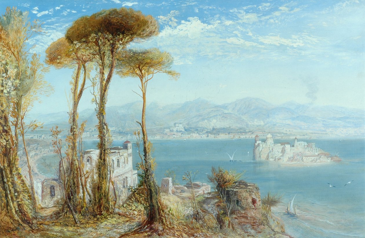 A nápolyi öböl, 1876 alkotó: James Webb