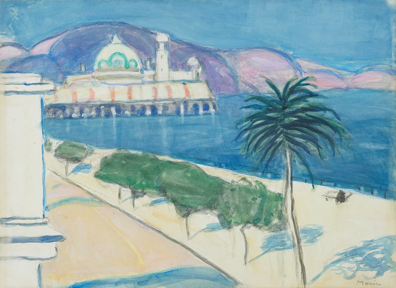 Kaszinó a tengerparton alkotó: James Wilson Morrice