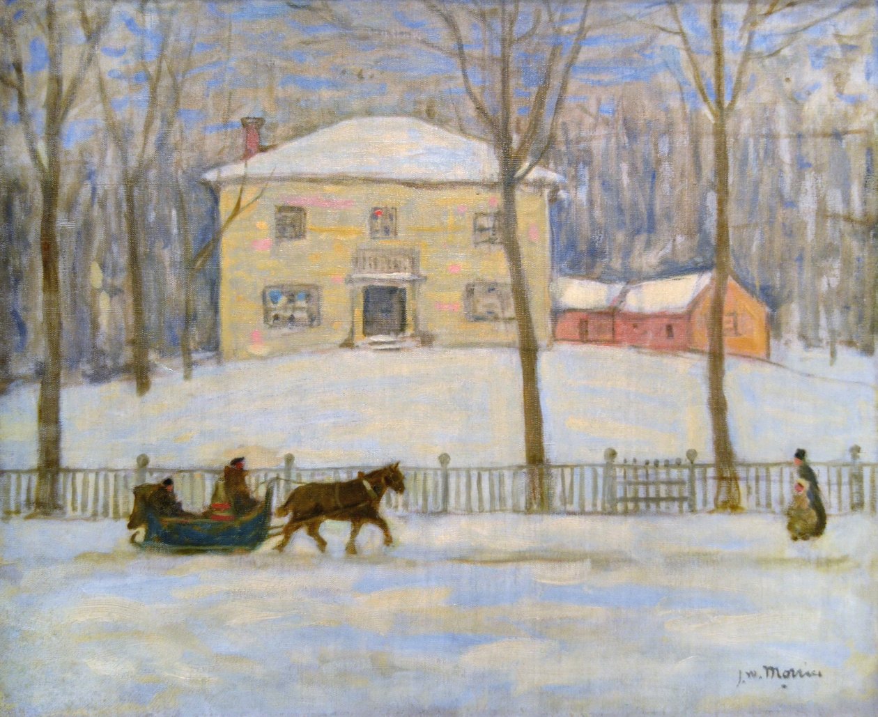 Régi Holton-ház Montrealban alkotó: James Wilson Morrice