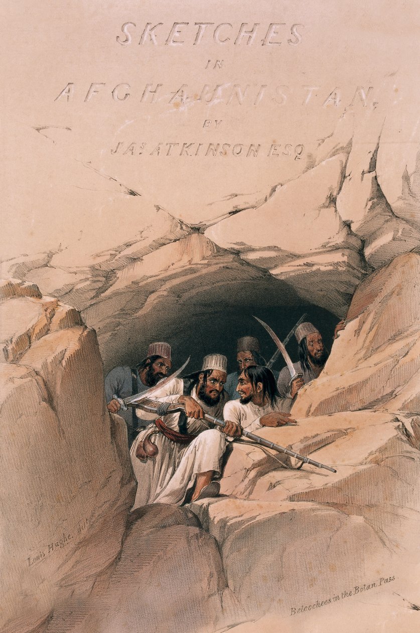 „Beloochees [sic] a Bolan-hágóban” alkotó: James (after) Atkinson