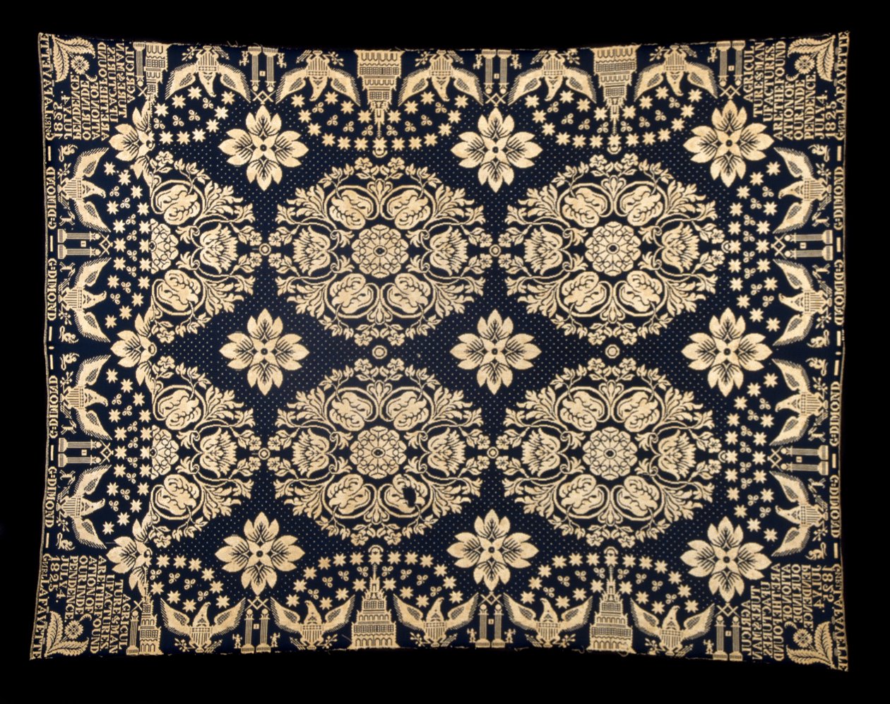 Mezőgazdaság és gyártók Duplaszövet huzat, c. 1821-1828 (gyapjú és pamut) alkotó: James (attr.to) Alexander