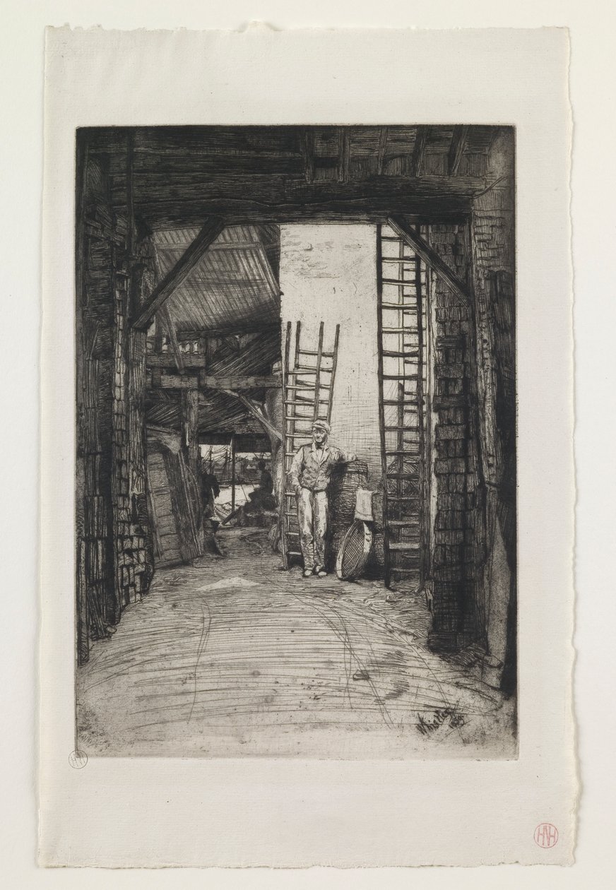 W. Jones, Limeburner, Thames Street alkotó: James Abbott McNeill Whistler