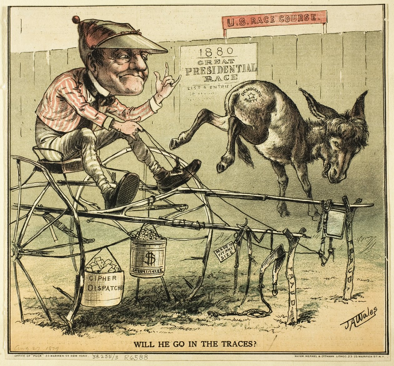 Will He Go a The Traces-ben, a Puckból alkotó: James A. Wales