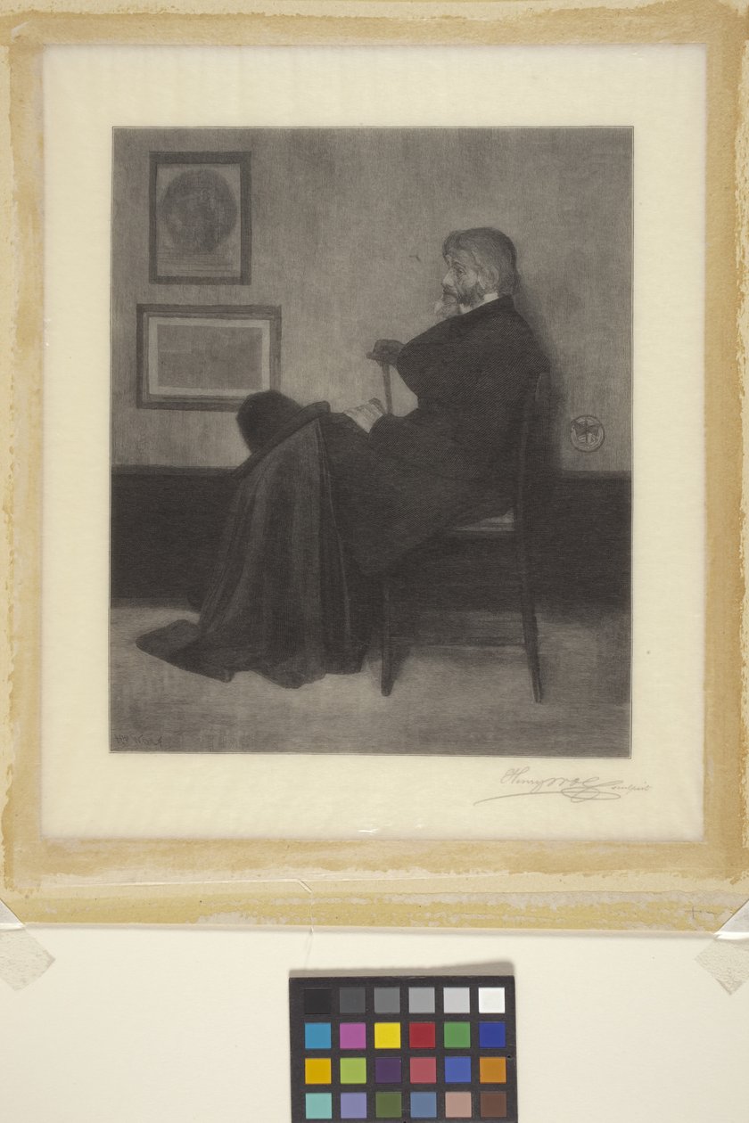 Thomas Carlyle (fametszet) alkotó: James Abbott McNeill (attr.to) Whistler